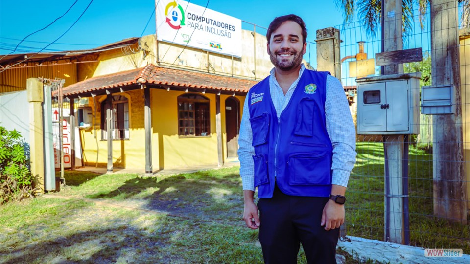 Coordenador Gustavo Lima do MCOM